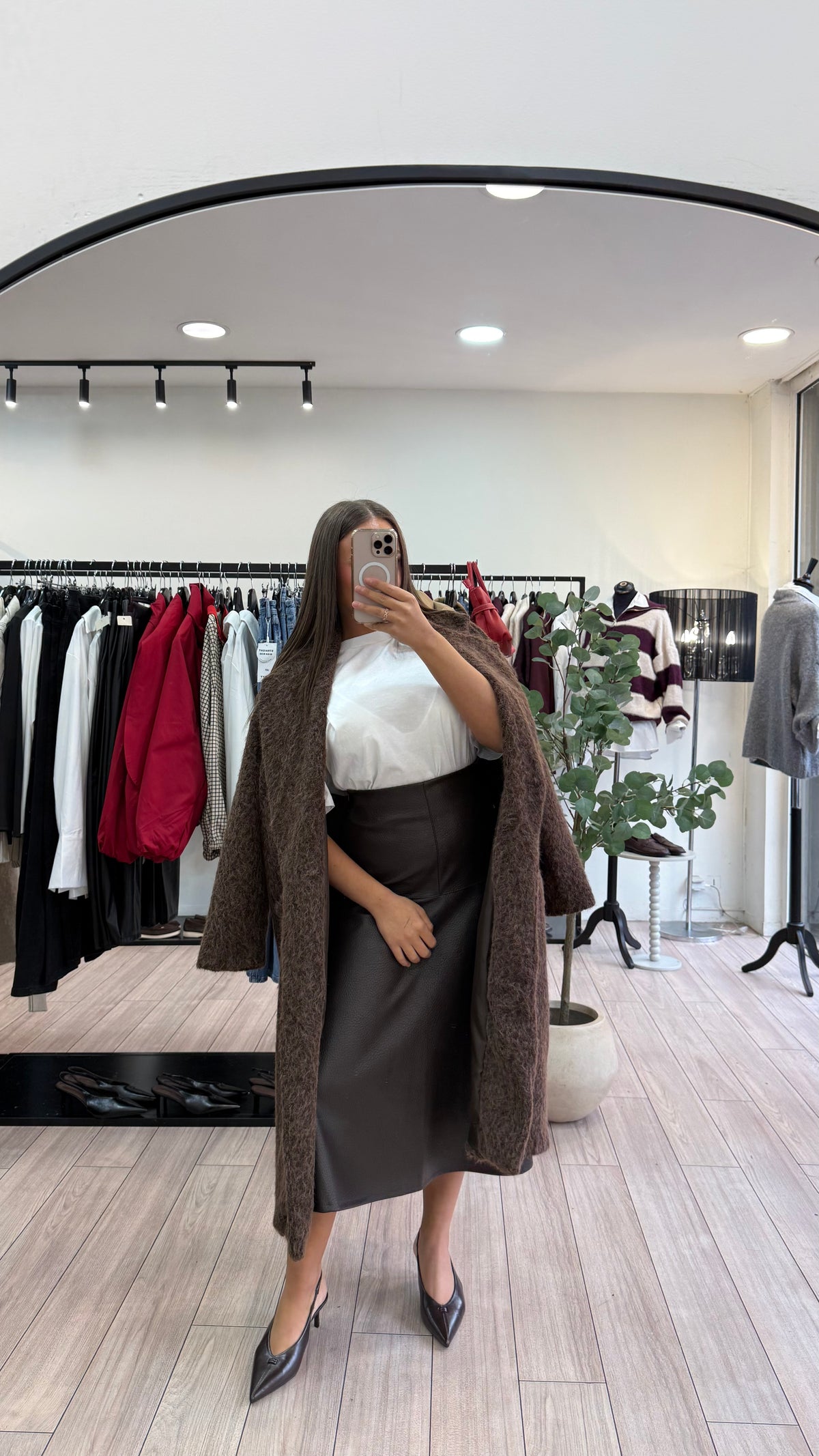 Manteau Goya Choco