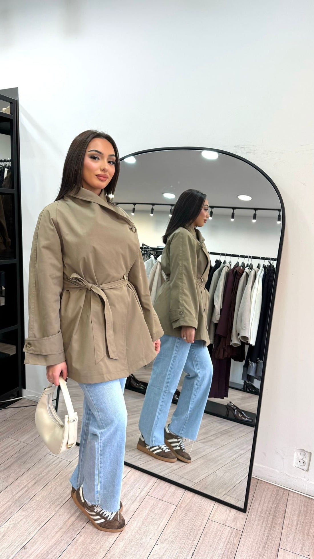 Trench taupe