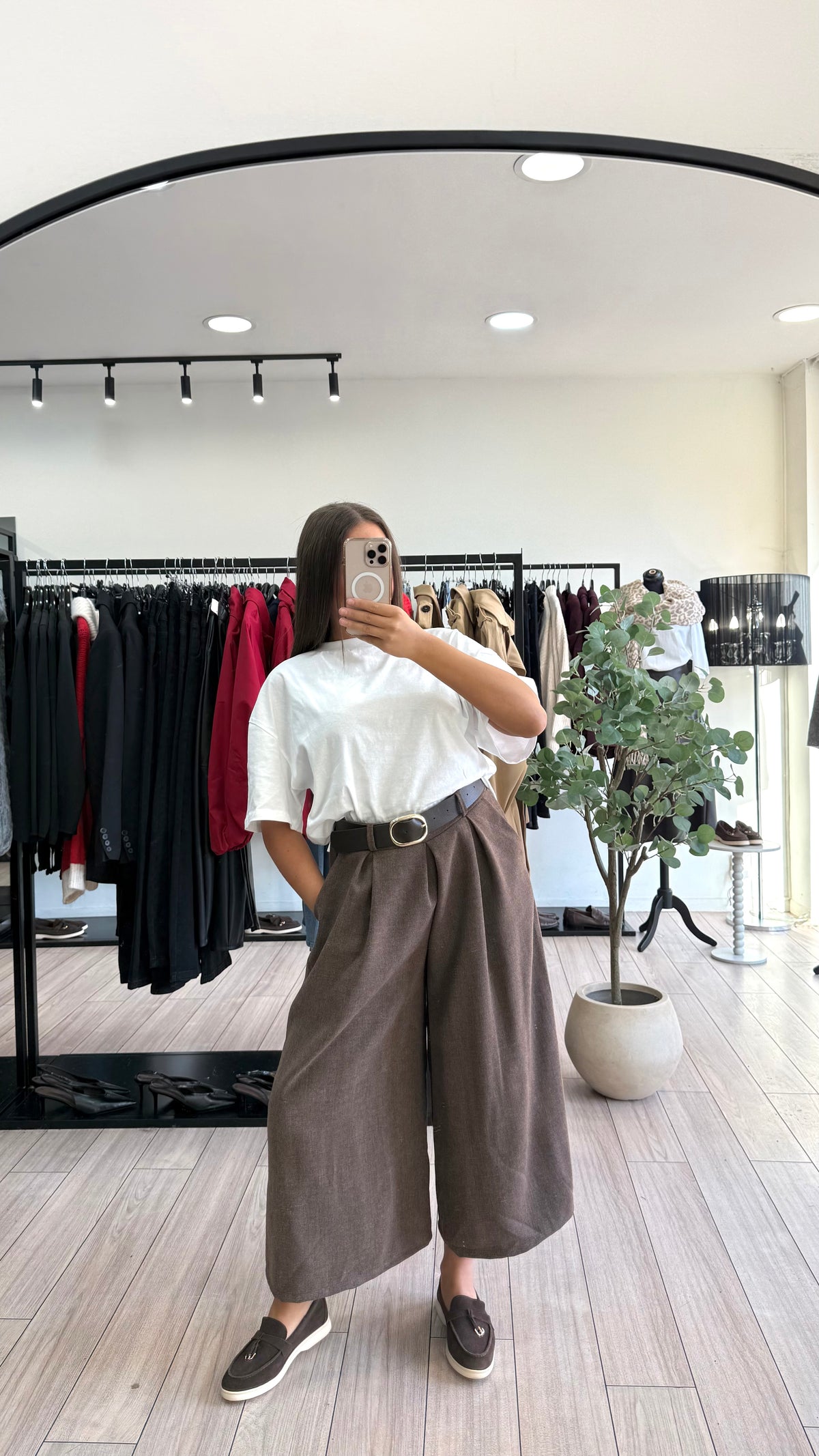 Pantalon aghata Taupe