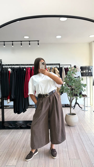 Pantalon aghata Taupe