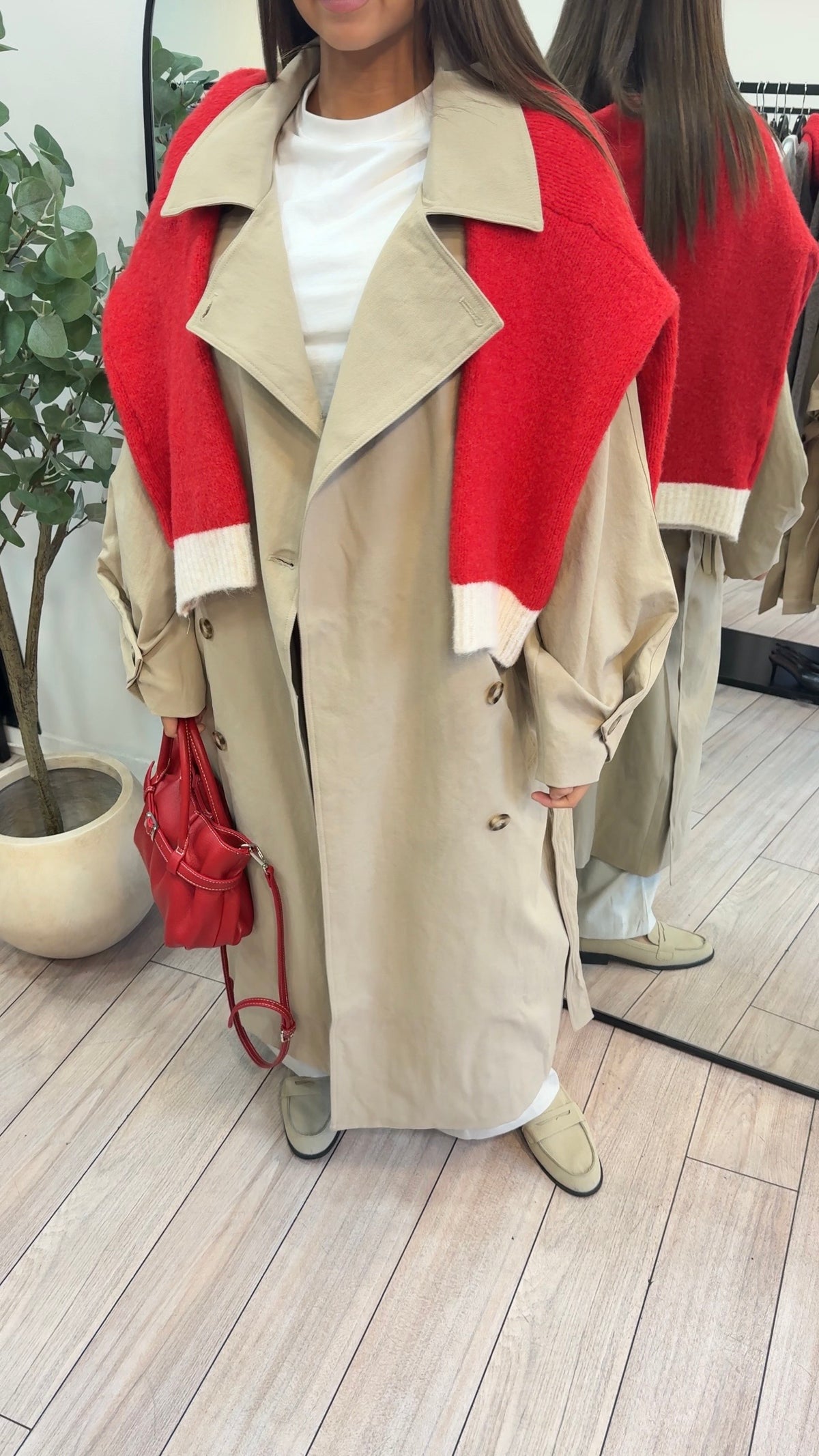 Trench Lorianna beige