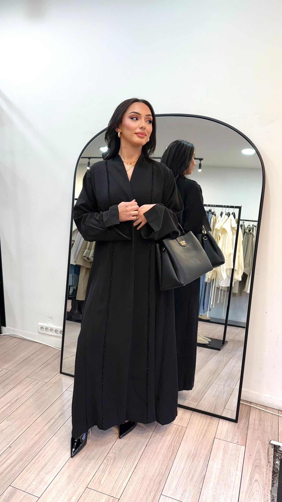 Abaya Taha noire