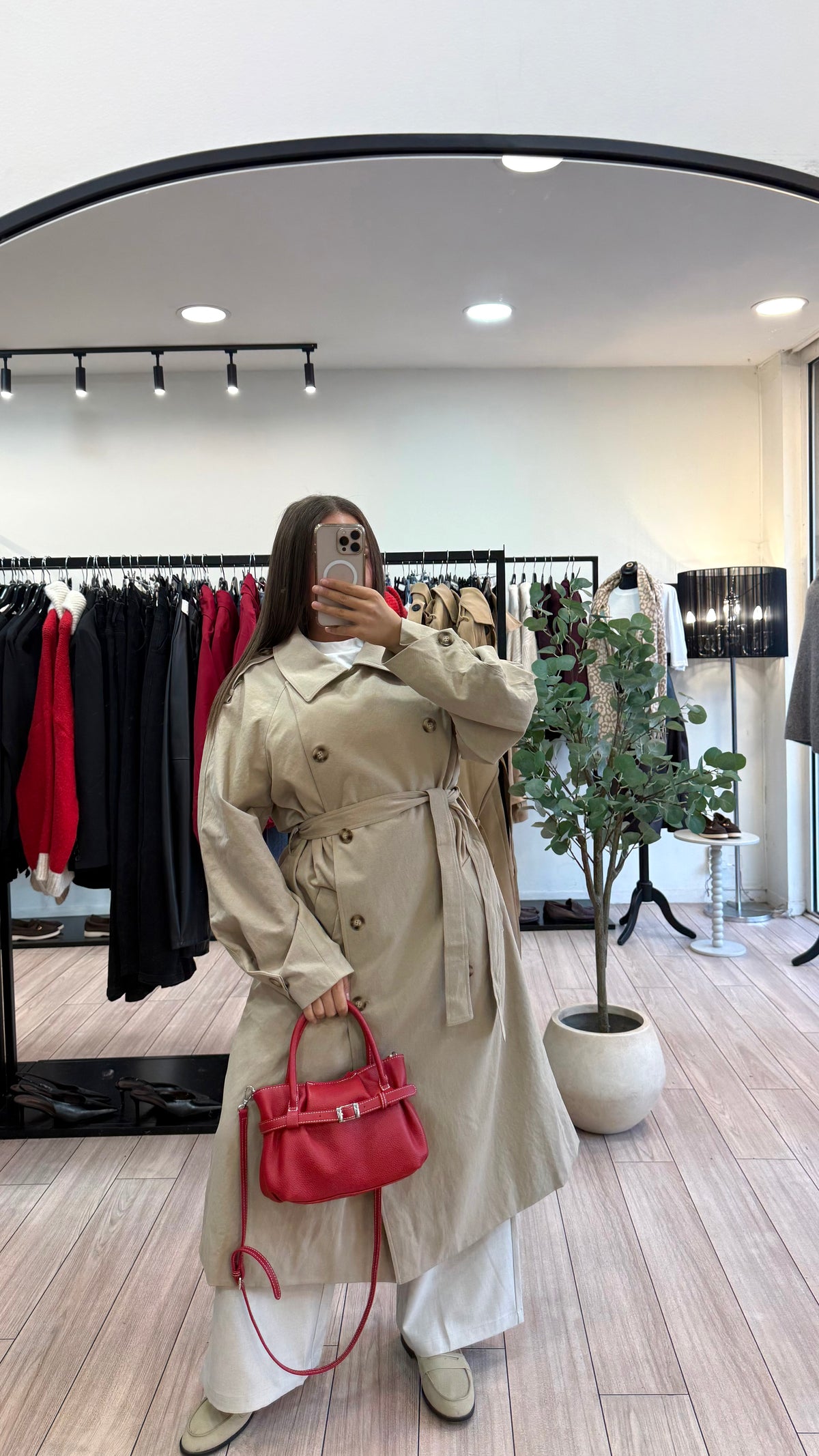 Trench Lorianna beige