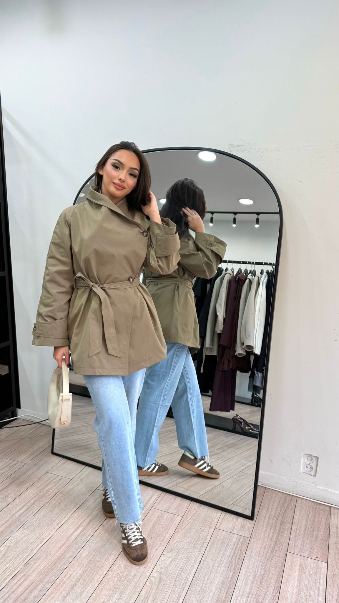 Trench taupe