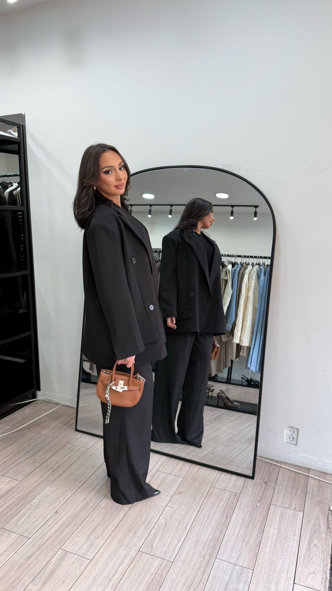 Blazer oversize noir