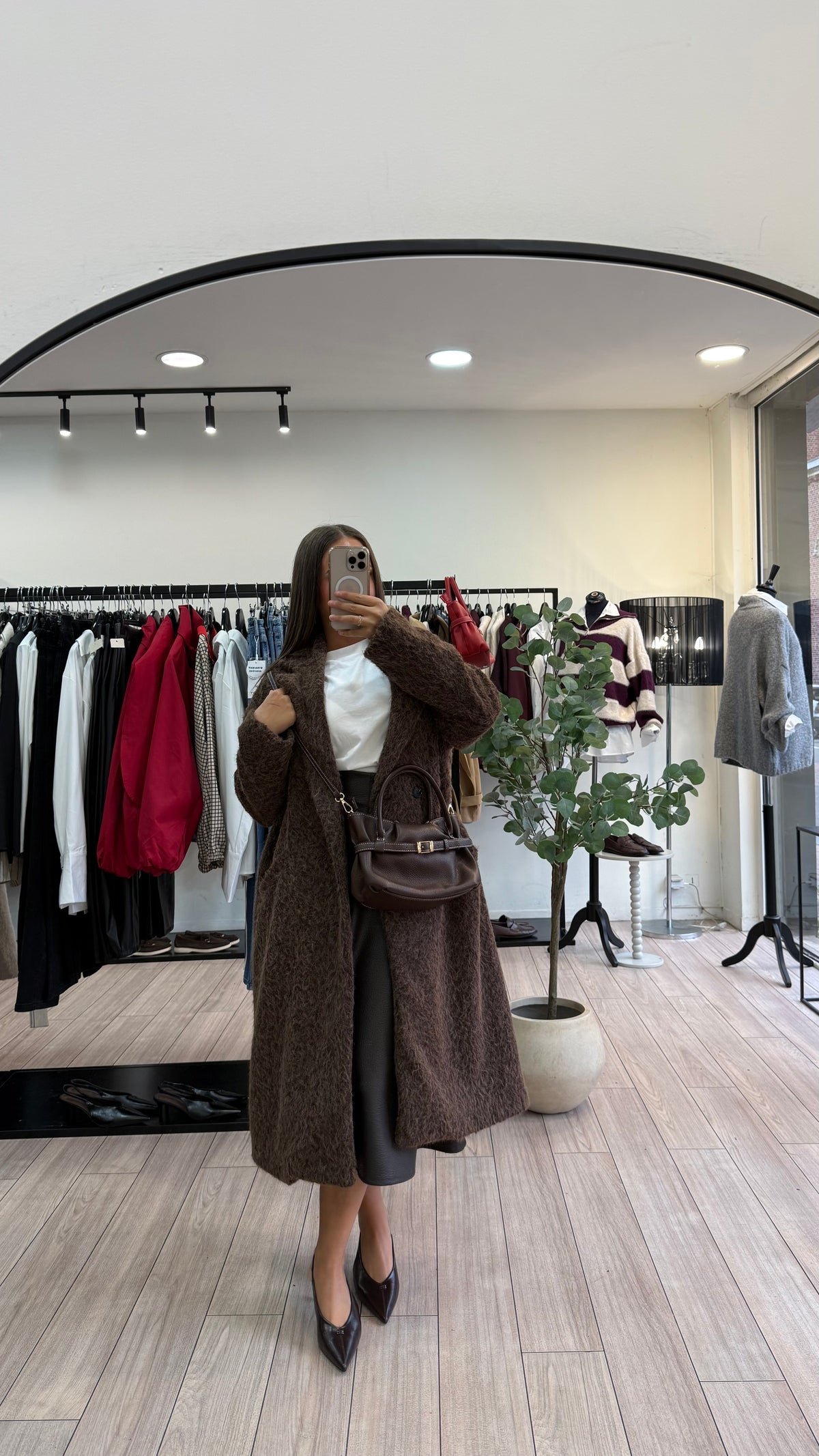 Manteau Goya Choco