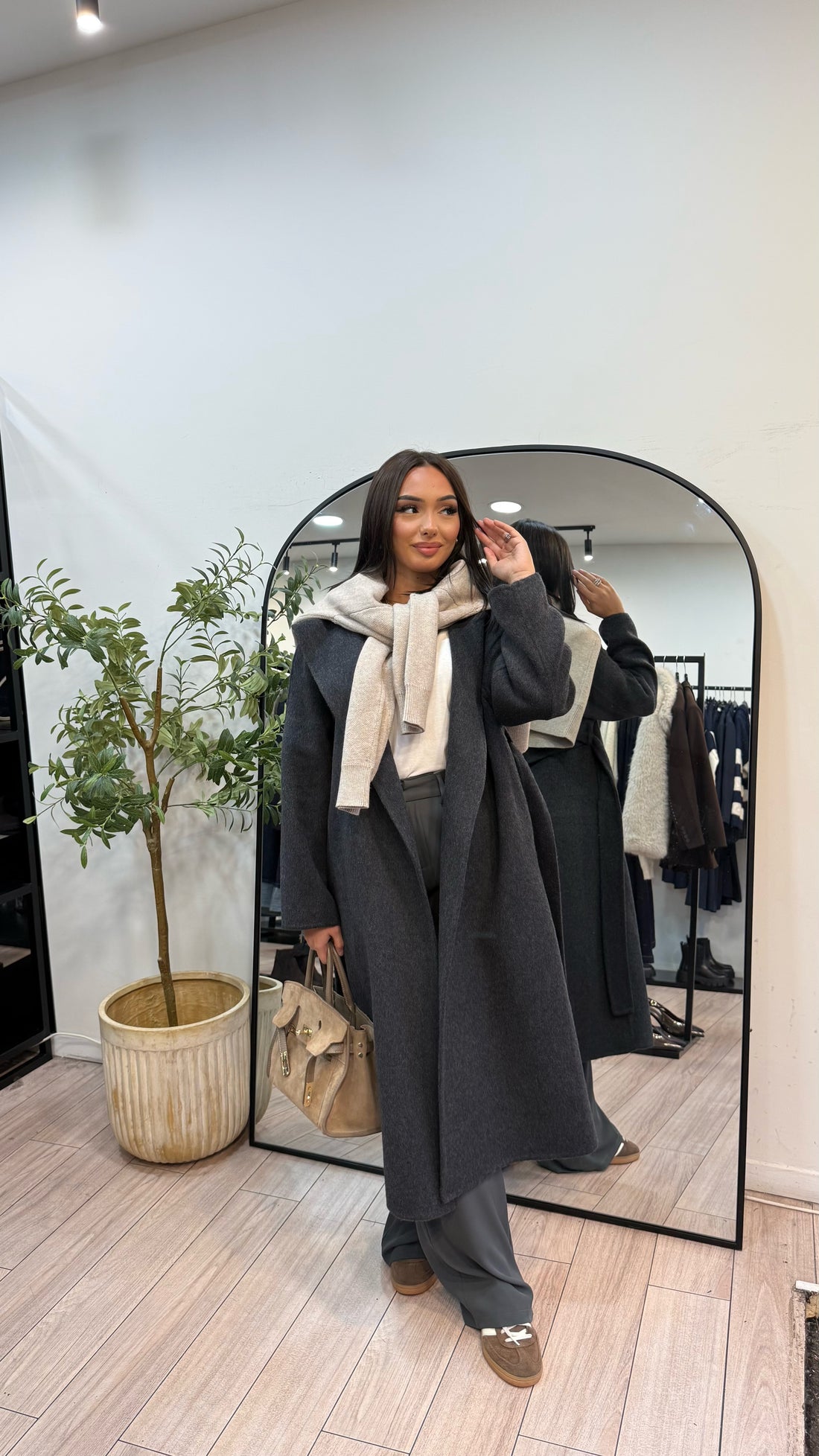 Manteau en laine Over