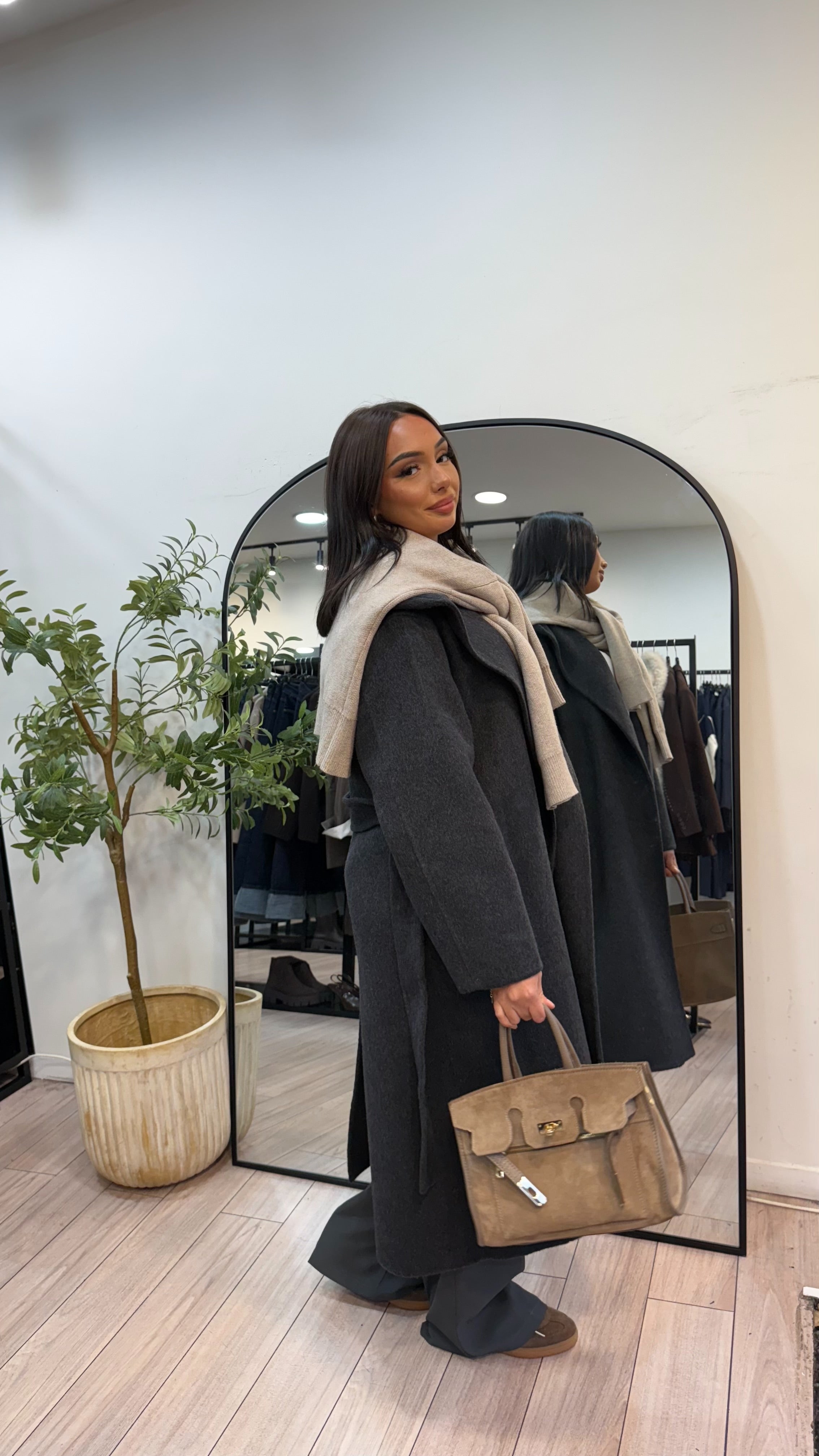 Manteau en laine Over