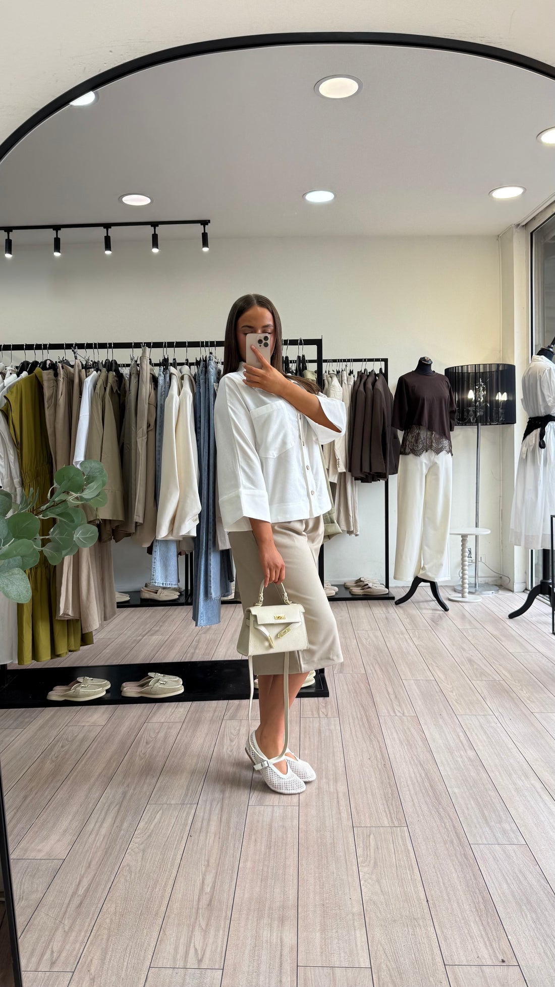 chemise en lin blanche