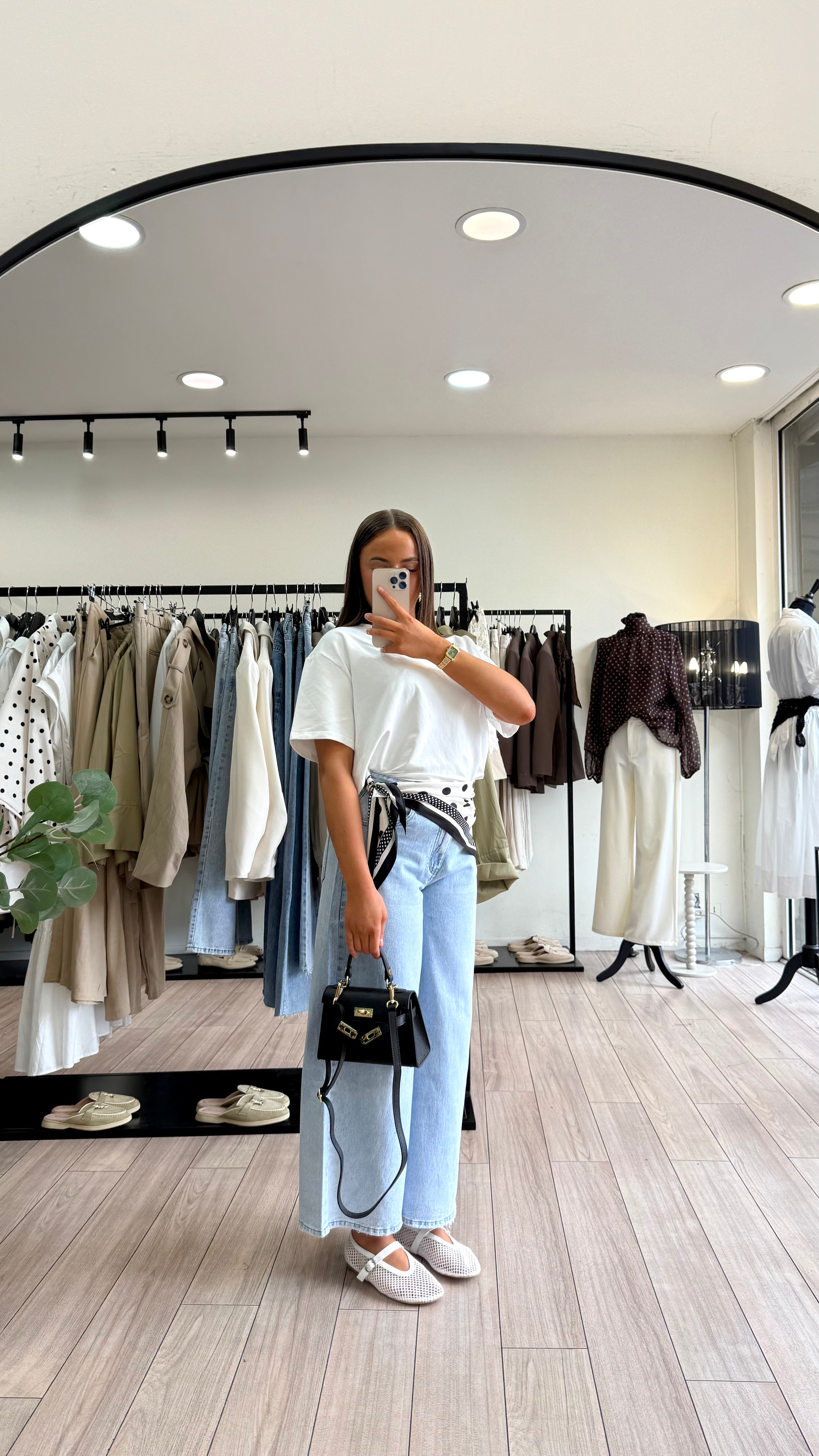 Jeans wide cropped