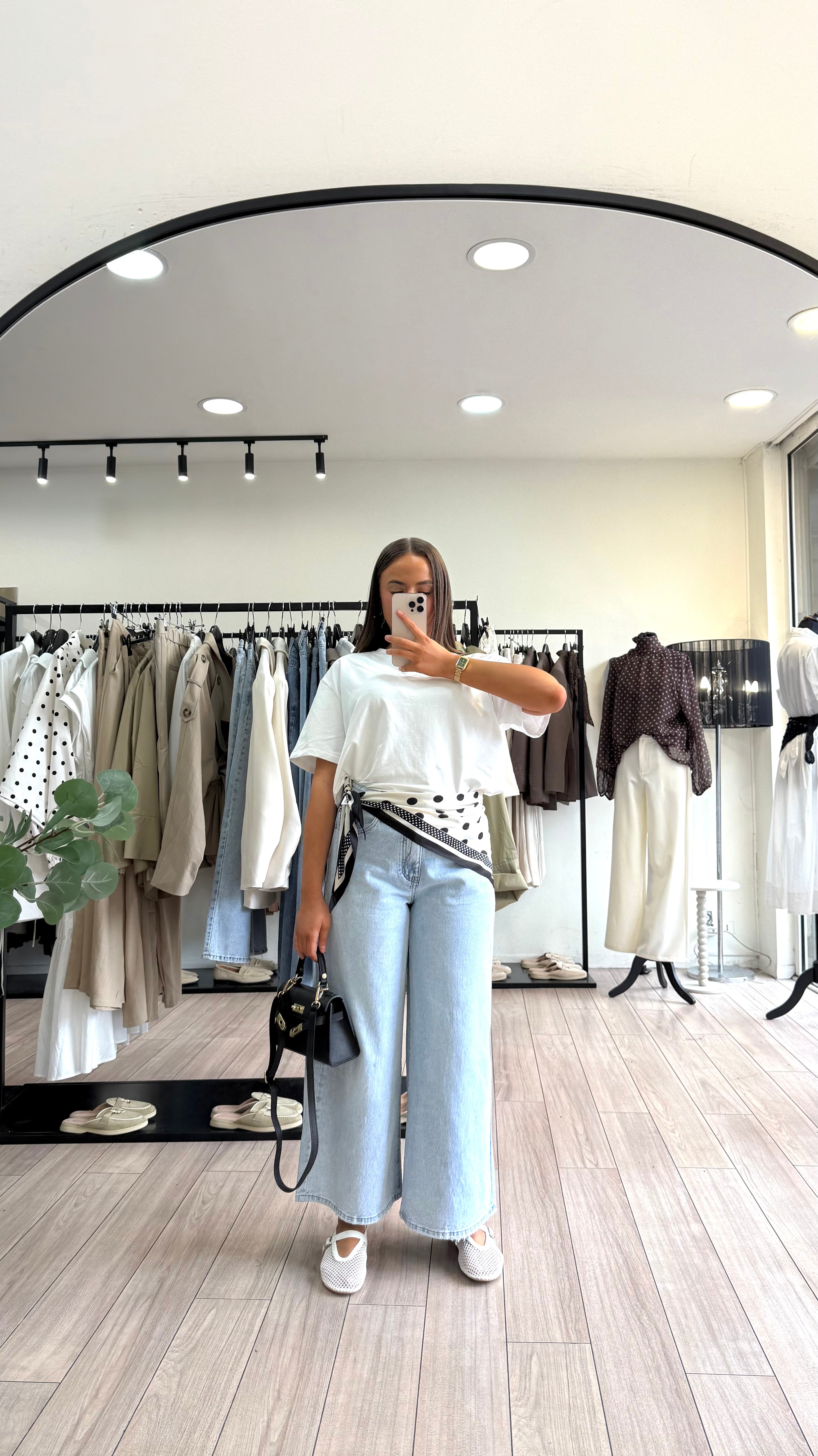 Jeans wide cropped