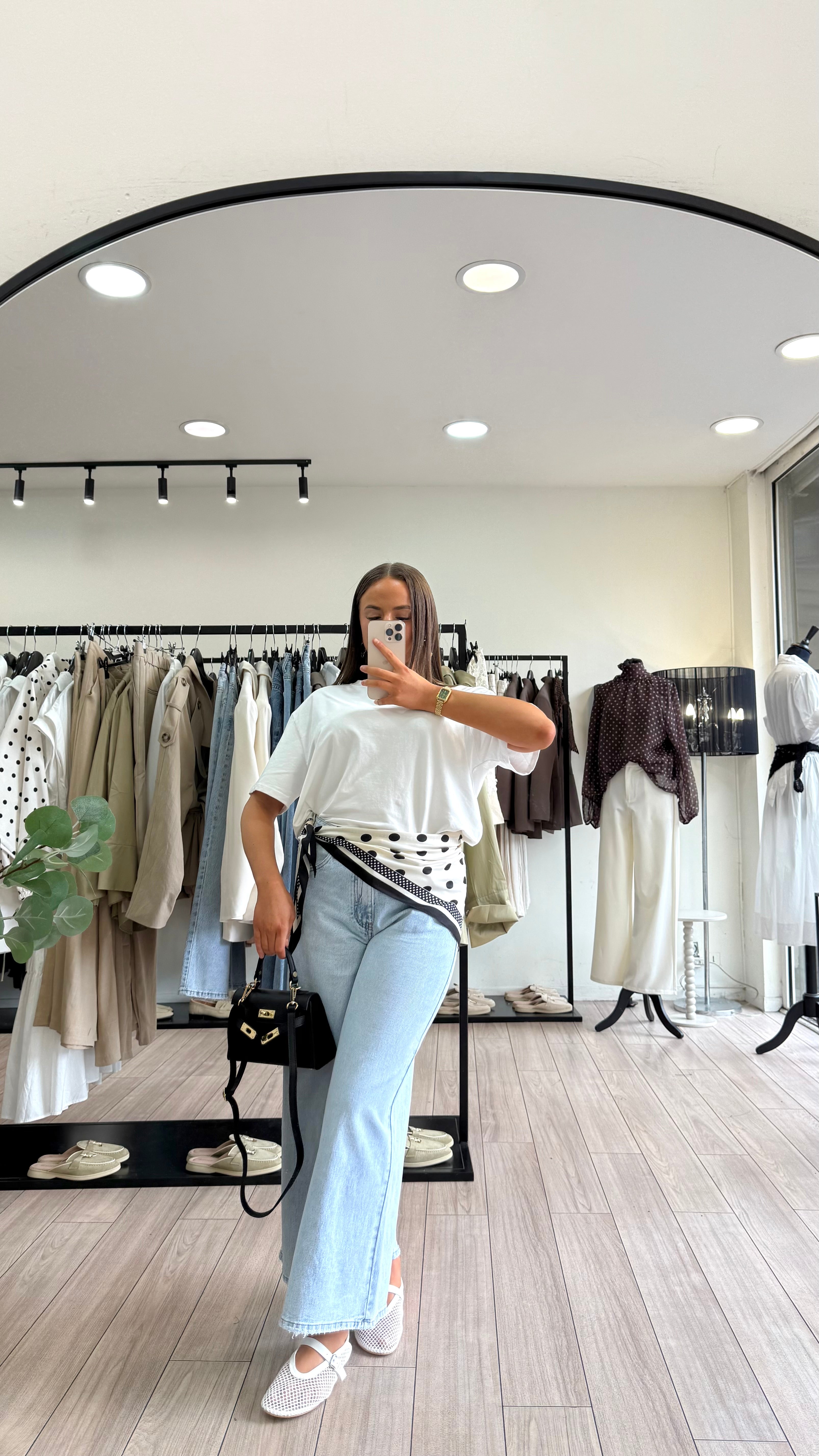 Jeans wide cropped