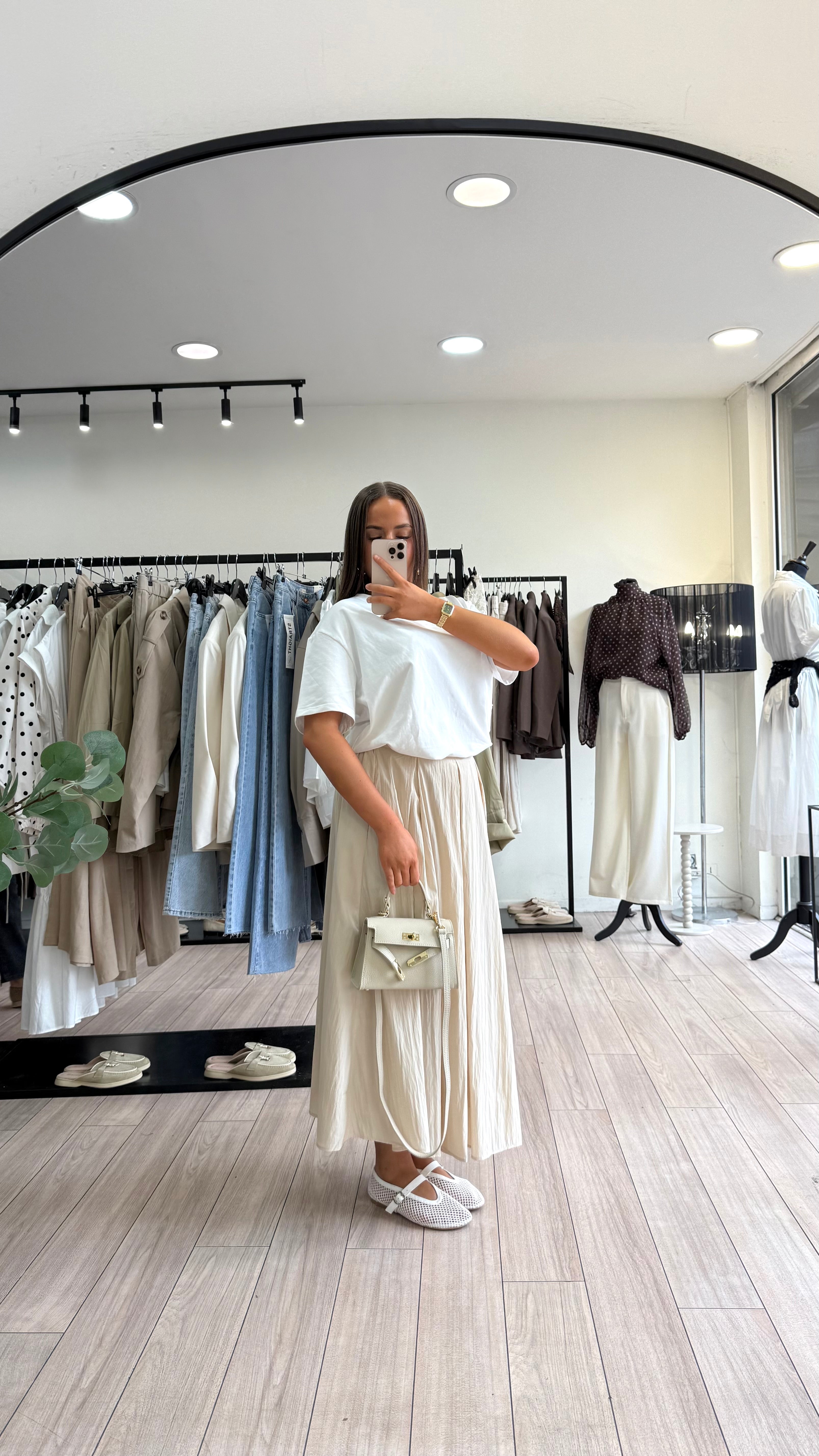 jupe camille beige