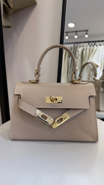 sac en cuir kell taupe