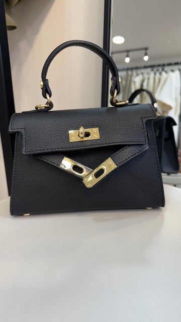 sac en cuir kell noir