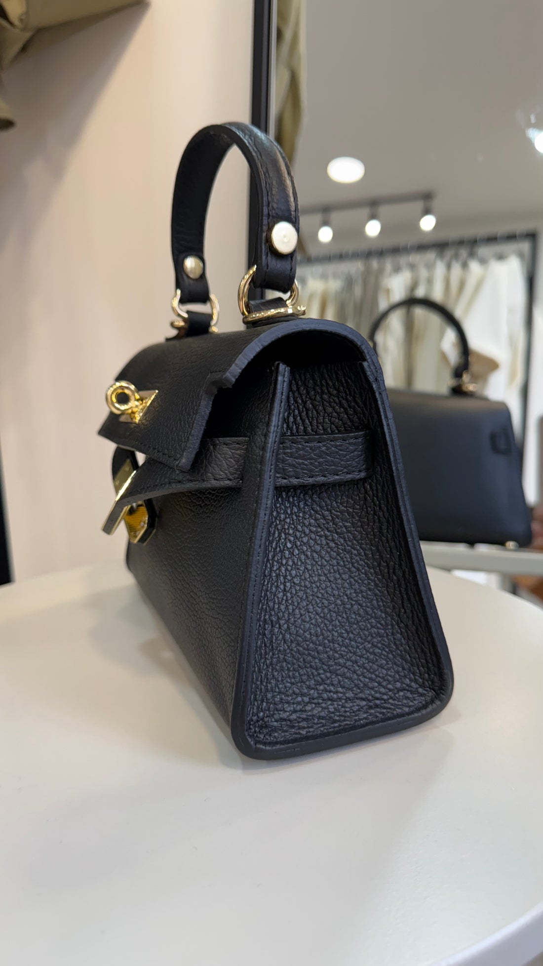 sac en cuir kell noir