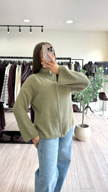 Cardigan Emilie olive
