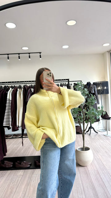 Cardigan Emilie Jaune