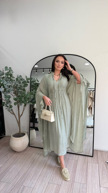 Robe Helena vert clair