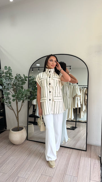 veste à rayures Ana