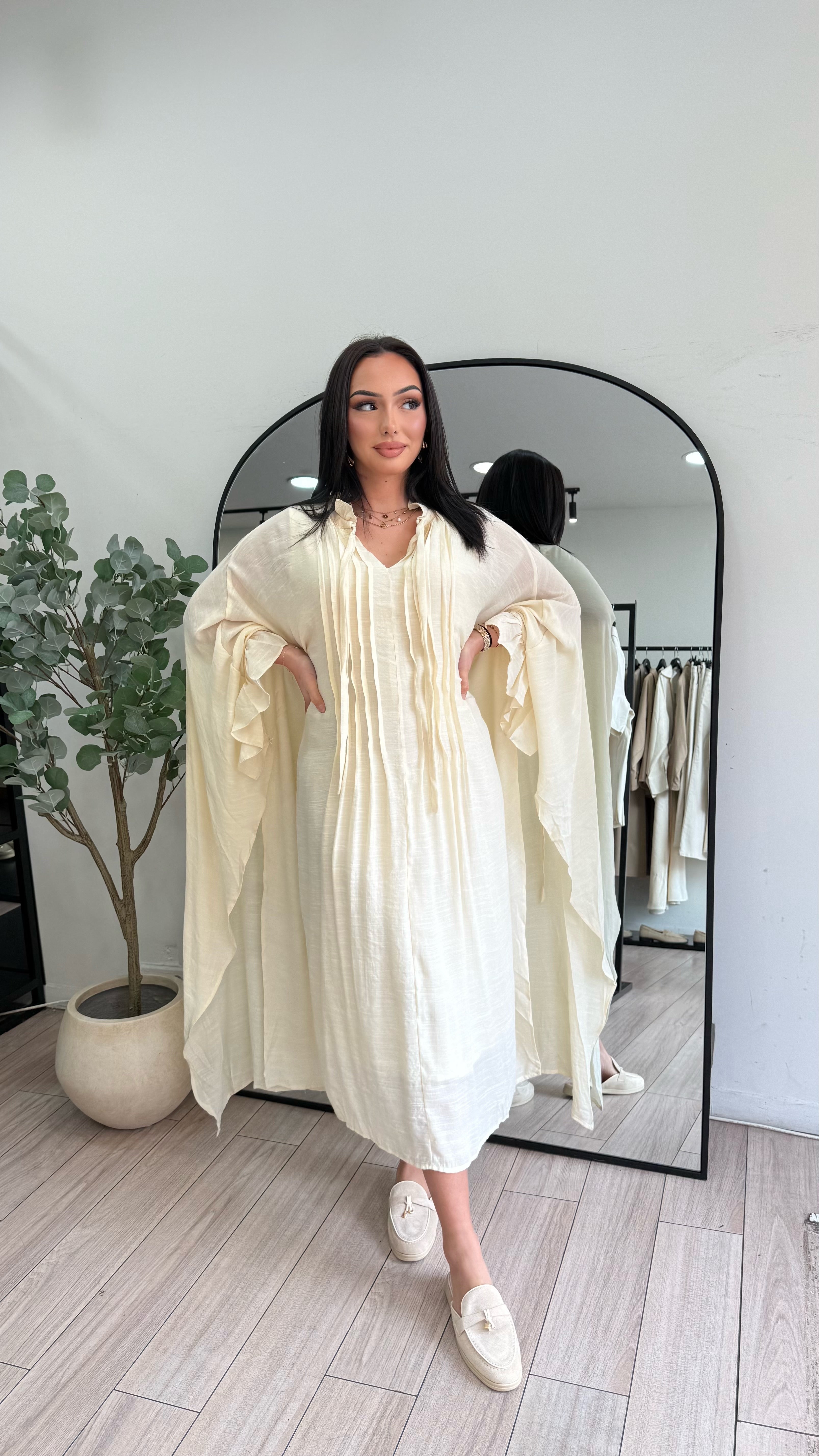 Robe helena Jaune beurre