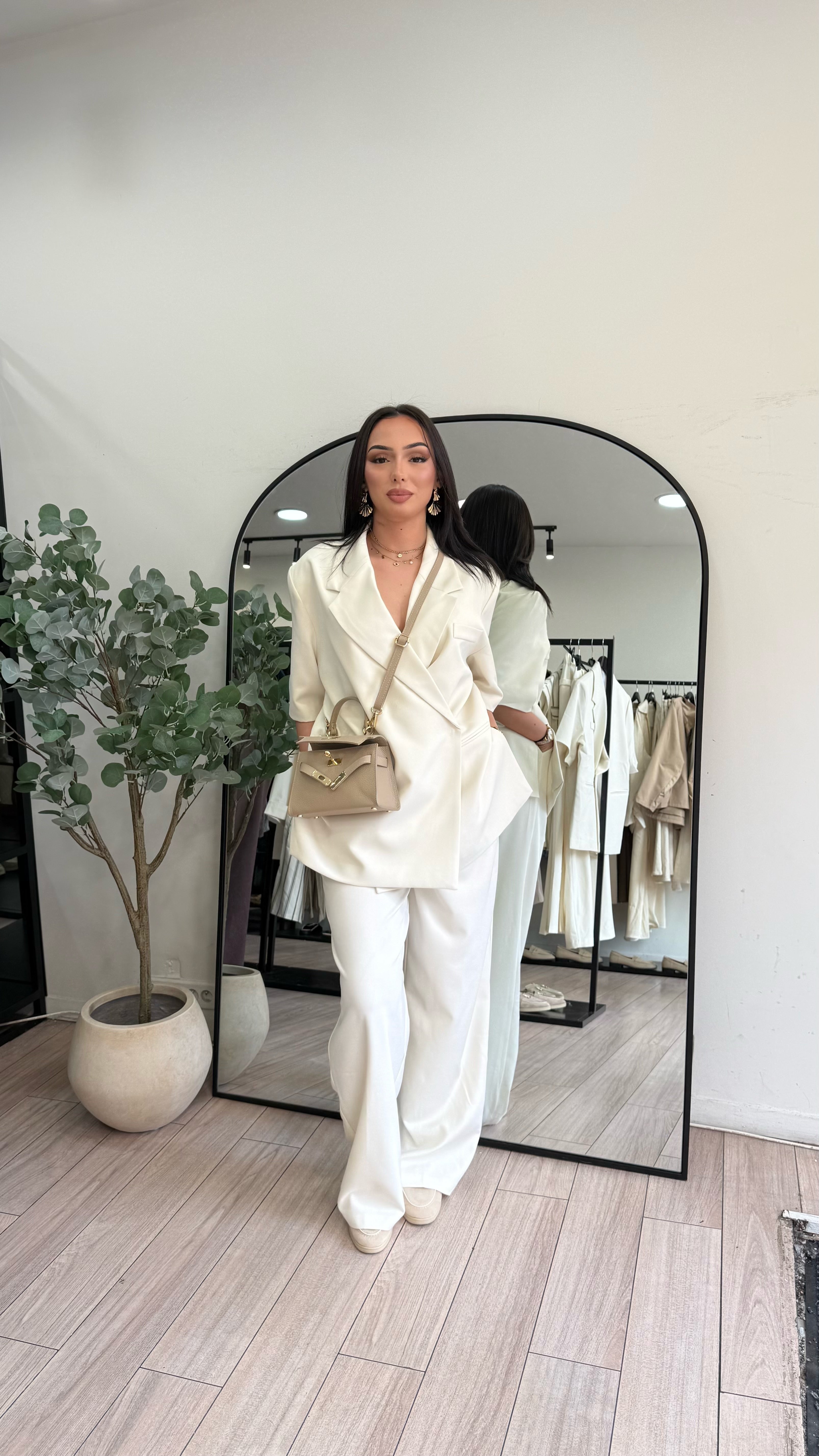Pantalon Celine écru