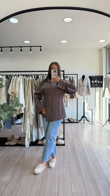Blouse shade Taupe