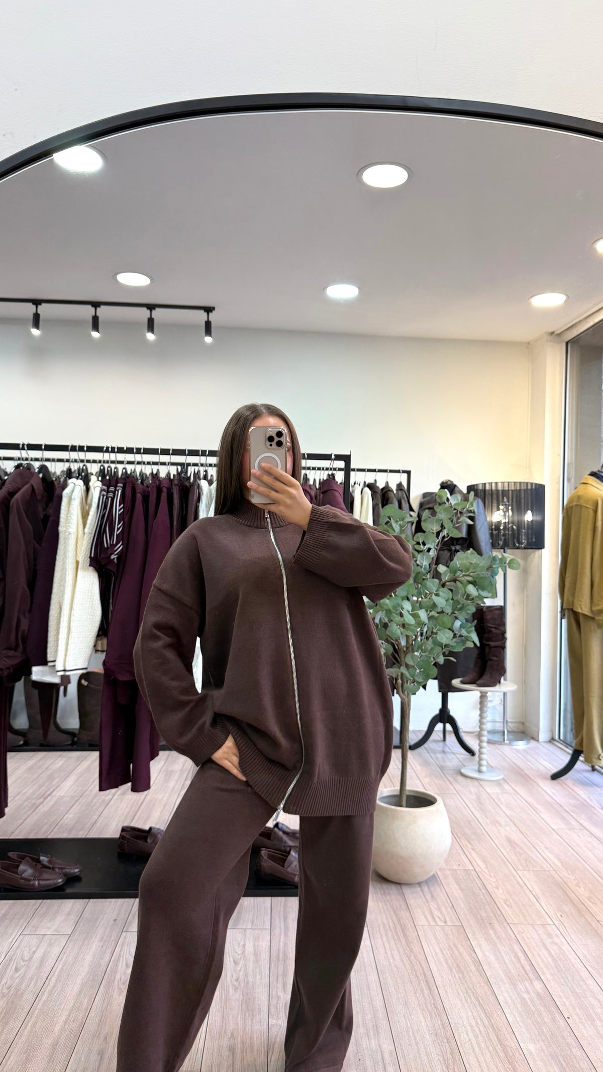 Ensemble en Maille Elie choco