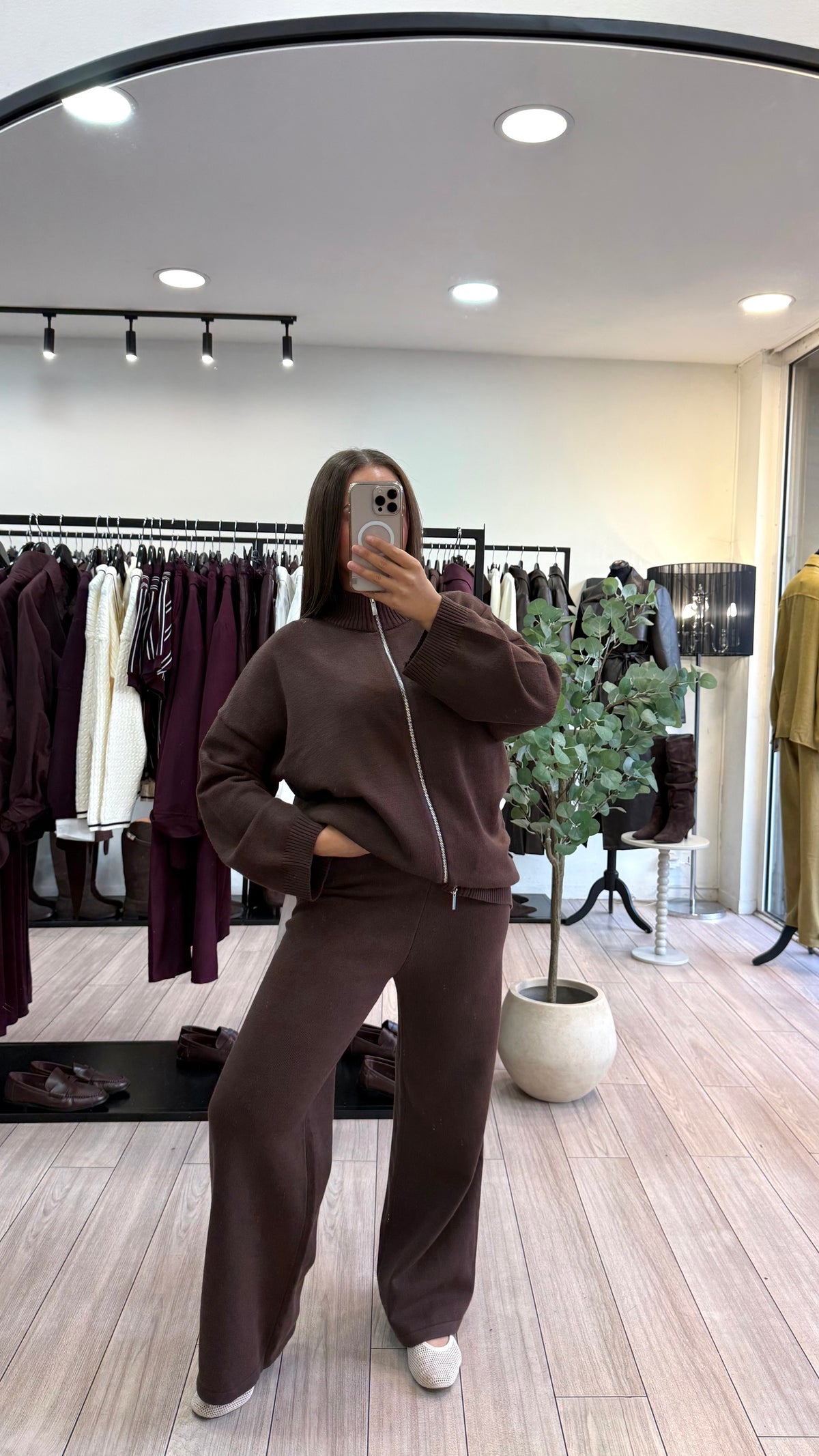 Ensemble en Maille Elie choco