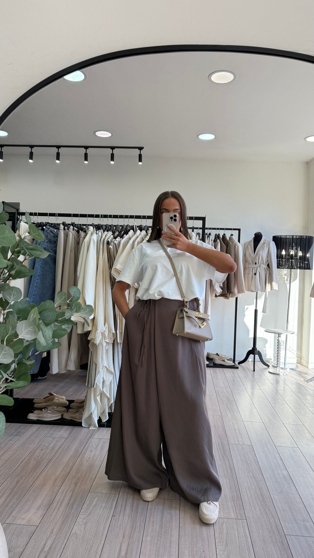 pantalon shade taupe