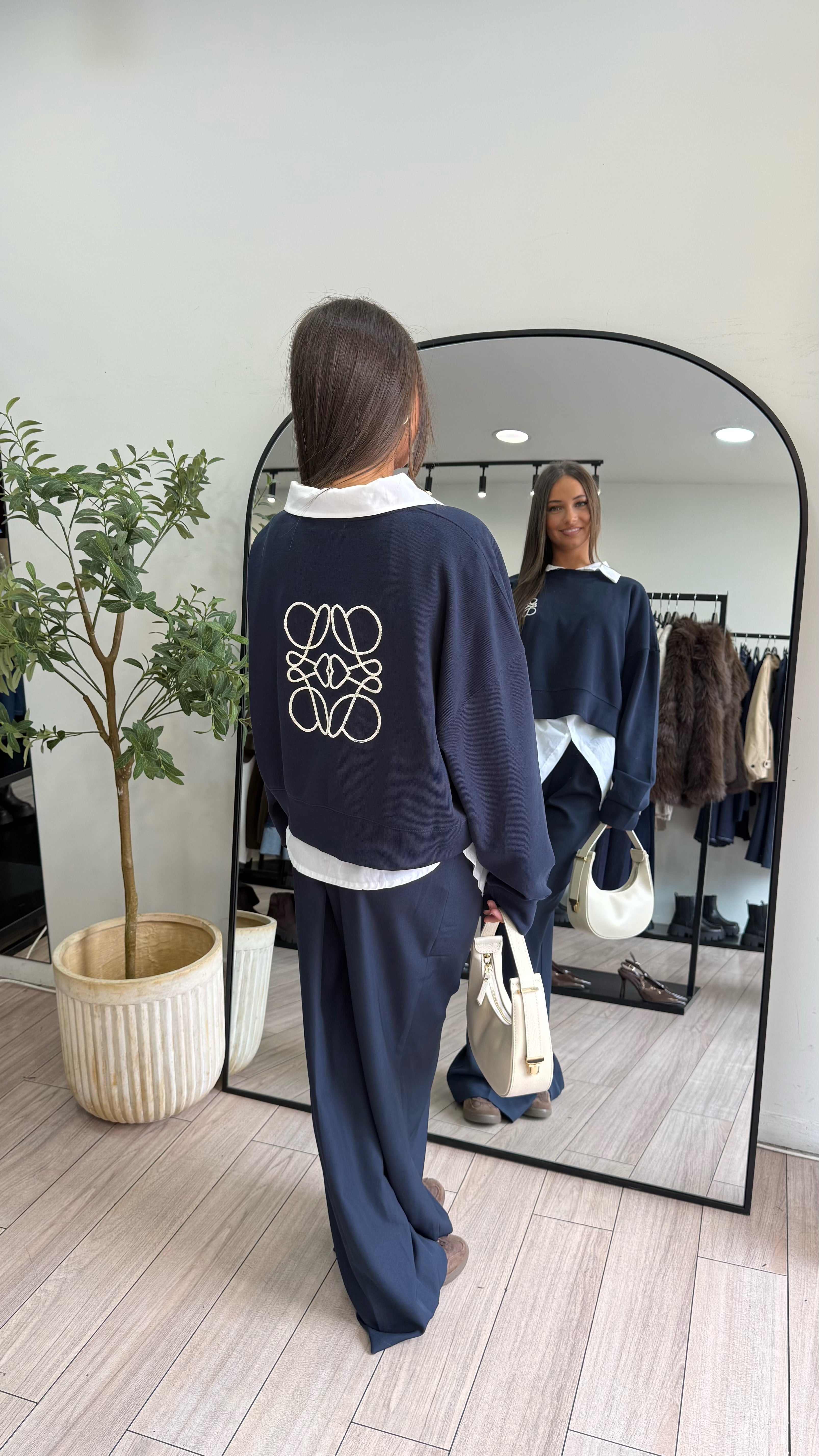 Pull inspi bleu marine