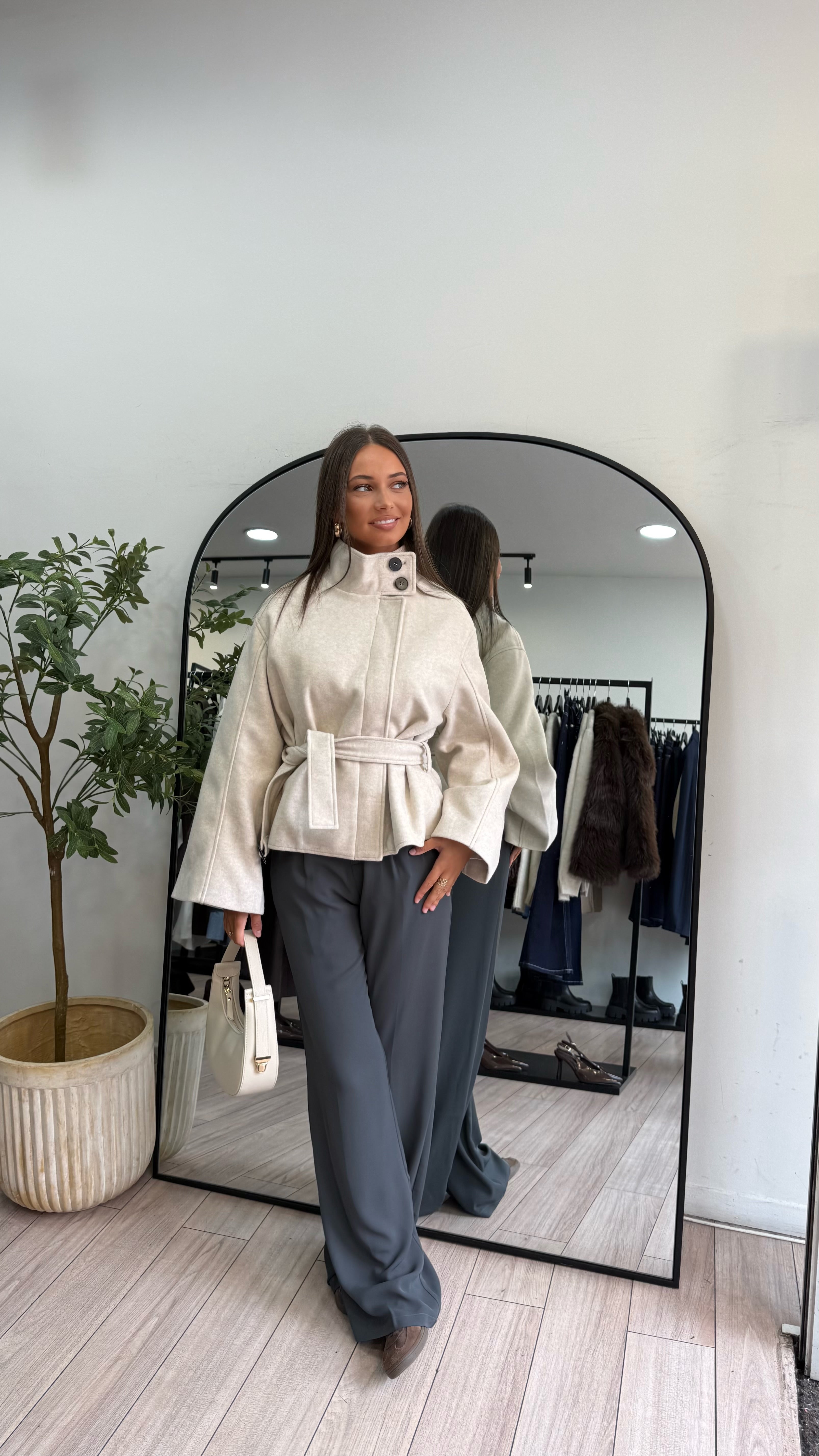 Manteau Estelle Écru