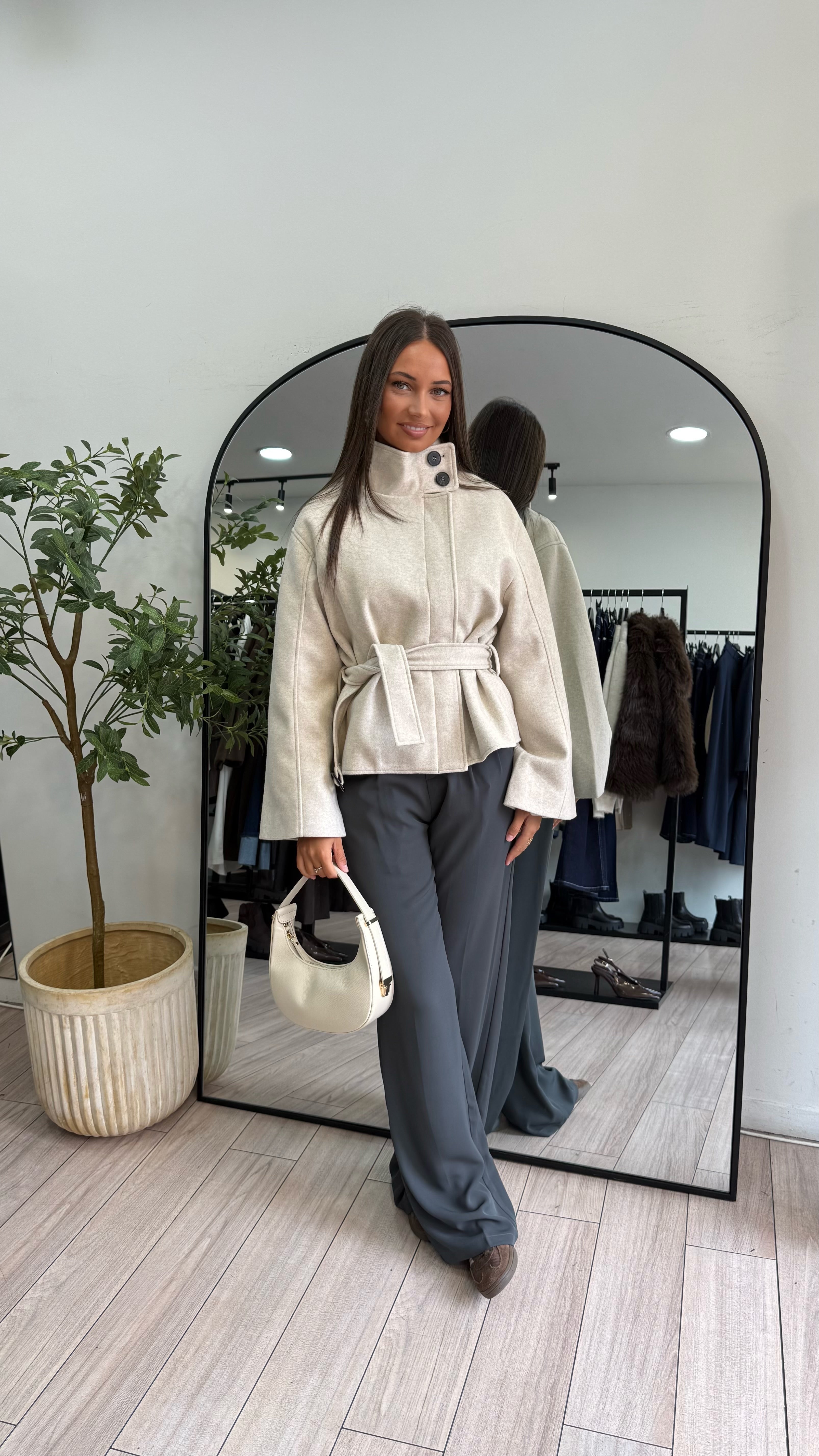 Manteau Estelle Écru