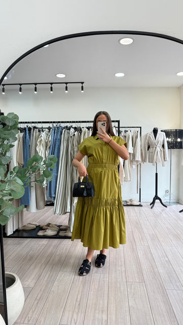 Robe maria olive