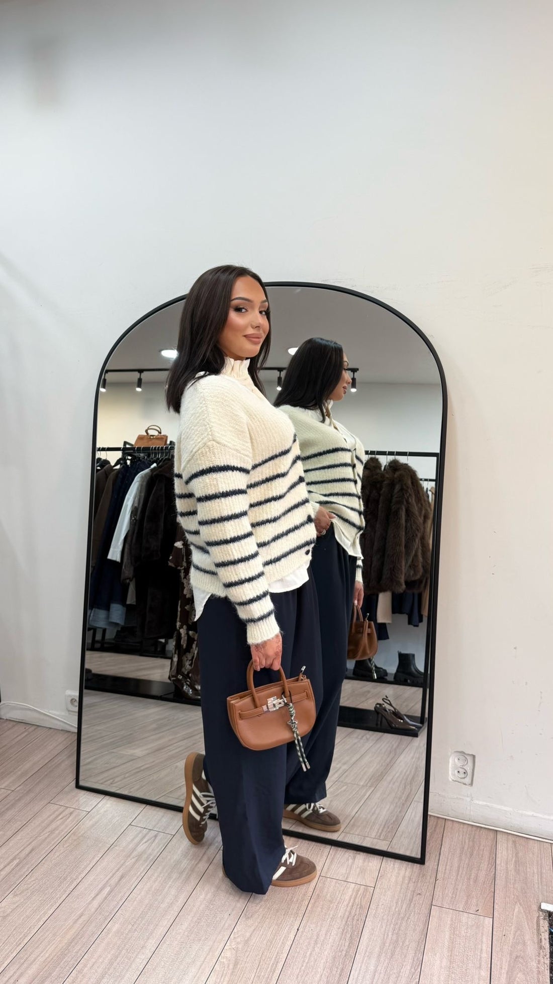 Cardigan Esmée écru