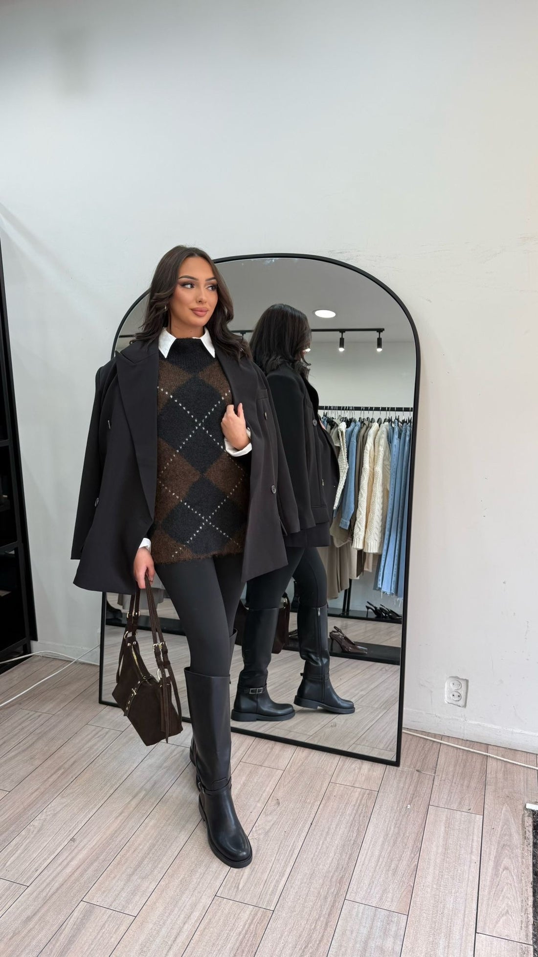 Blazer oversize noir