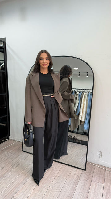 Pantalon fluide noir